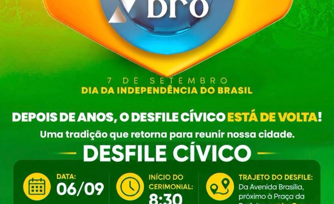 O DESFILE CÍVICO ESTÁ DE VOLTA 