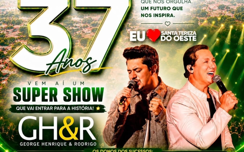 Aniversário de emancipação politica Santa Tereza do Oeste